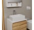 Накладная прямоугольная раковина Bauedge BAU Hotel 51x37, белая NH1007 5