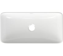 Накладная прямоугольная раковина чаша Bauedge BAU Spectrum mini 47x24, белая SM0011