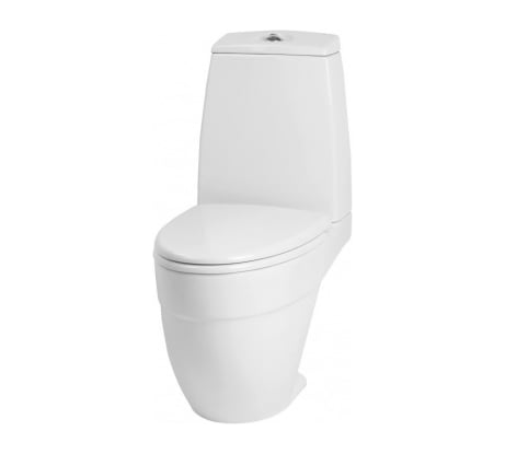 Унитаз-компакт AM.PM Bliss с горизонтальным выходом L с сиденьем микролифт C538607SC