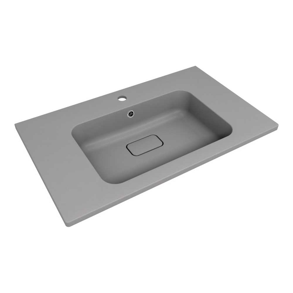 Раковина кварцевая для ванной Uperwood Lagoon Quartz_80 см ...