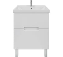 Тумба напольная ориана 50 с раковиной фест 50 (комплект) для ванной комнаты Sanstar белая 368.1-1.4.1.КФЕС