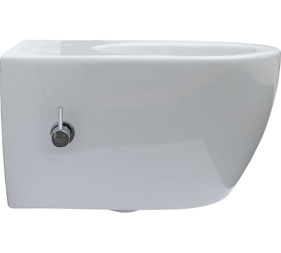 Унитаз без сиденья с гигиеническим душем LOGAN L5W CITY 524x371мм с Rimless белый (312562) 00312562