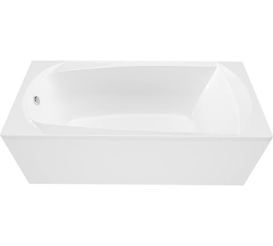 Акриловая ванна 1Marka ELEGANCE 160x70 мм прямоугольная белая 01эл1670