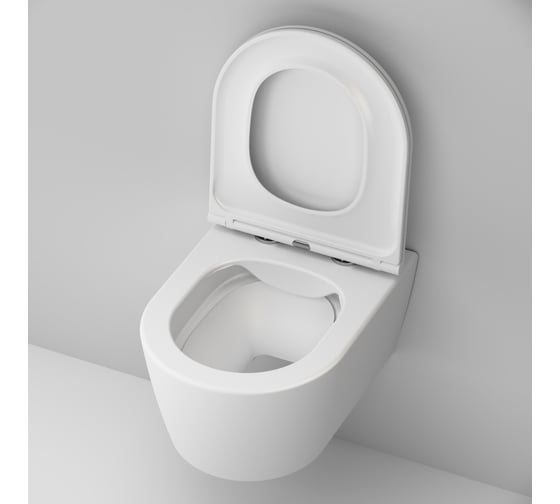 Func подвесной унитаз 49 см FlashClean с сиденьем микролифт, бел мат AM.PM C8F1700MWSC