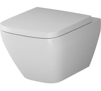 Подвесной унитаз AM.PM Spirit 2.0 Square FlashClean с сиденьем микролифт C701701SC