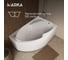 Ванна акриловая 1Marka ДИАНА/DIANA 1700х1050 R ПР асимметричная правая белая 01ди1710п 4