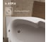 Ванна акриловая 1Marka ДИАНА/DIANA 1700х1050 R ПР асимметричная правая белая 01ди1710п 8
