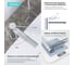 Раковина-столешница Wellsee Le.premier в наборе 10 в 1: каменная раковина со столешницей 80 см, кронштейны, смеситель, сифон, вентили, аксессуары (цвет набора хром) 202003028 5