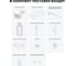 Раковина-столешница Wellsee Le.charme в наборе 11 в 1: каменная раковина со столешницей 90 см, кронштейны, смеситель, сифон, вентили, аксессуары, зеркало (цвет набора матовый белый) 202003722 9