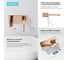 Раковина-столешница с чашей слева Wellsee Le.huit.mars в наборе 6 в 1: раковина, столешница 120 см, кронштейны, смеситель, сифон (цвет набора розовое золото) 202004378 6