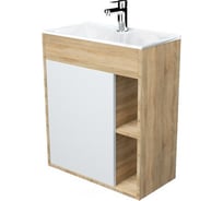 Тумба с раковиной 1Marka Lido 60П 1 дверца, дуб сокраменто У75347