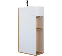 Тумба с раковиной 1Marka Laura 40П 1 дверца, дуб сонома L У85926