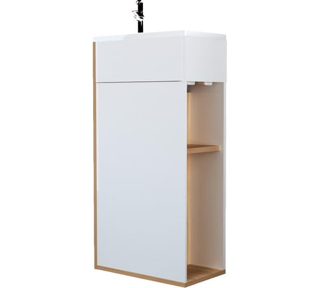 Тумба с раковиной 1Marka Laura 40П 1 дверца, дуб сонома L У85926