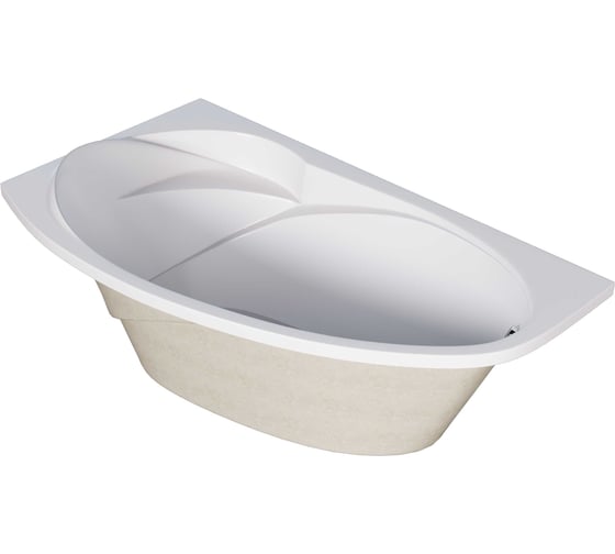 Акриловая ванна Marka One JULIANNA 160x95 асимметричная левая белая 01дж1695л