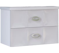 Тумба с раковиной Marka One Bonne 75П 2 выдвижных ящика, White У62206
