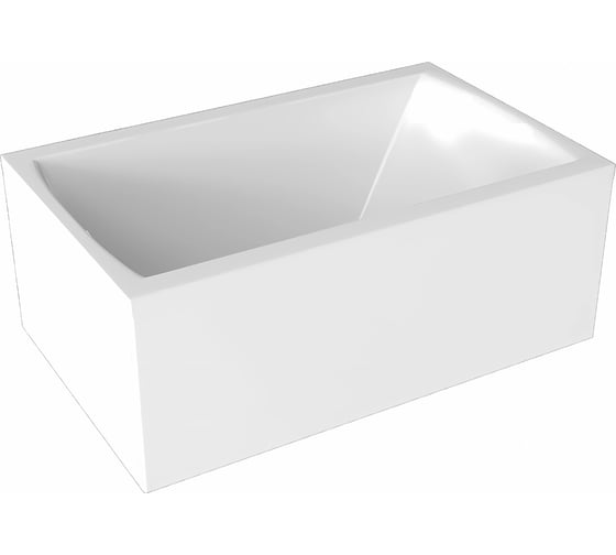 Акриловая ванна Marka One MODERN 130x70 прямоугольная белая 01мод1370