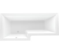 Акриловая ванна Marka One LINEA 165x85 асимметричная левая белая 01лин16585л