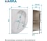 Ванна АУРА/AURA 1600х1050 R ПР Marka One 01ау1610п 4