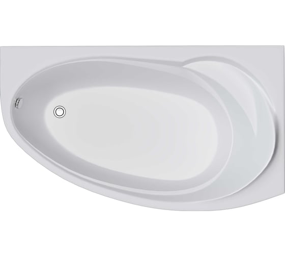 Акриловая ванна Marka One JULIANNA 170x100 асимметричная белая правая 01дж1710п