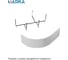 Ванна АУРА/AURA 1500х1050 R ПР Marka One 01ау1510п 6