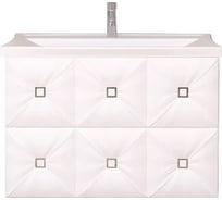 Тумба с раковиной Marka One Avenir 75П 2 выдвижных ящика, White У67284