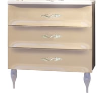 Тумба с раковиной Marka One Lumier 75Н 3 выдвижных ящика, Vanilla У71289