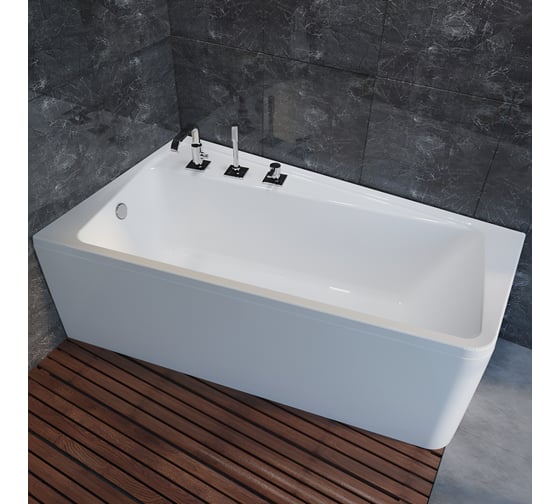 Акриловая ванна Marka One DIRECT 170x100 асимметричная левая белая 01дир1710л