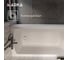 Акриловая ванна Marka One MODERN 155x70 прямоугольная белая 01мод15570 5