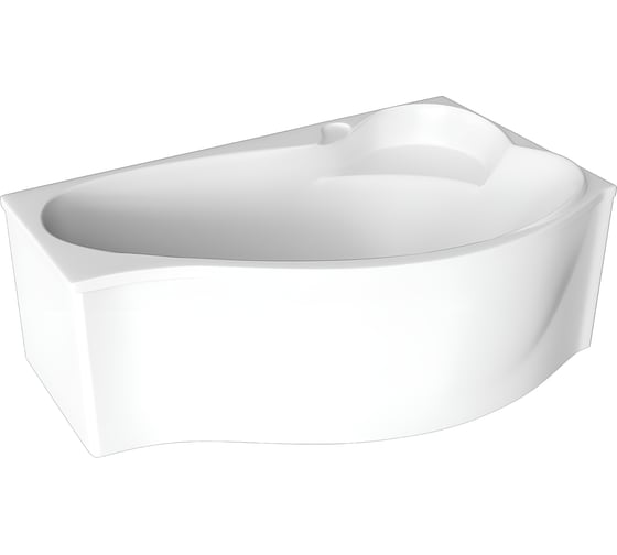 Ванна Marka One GRACIA 170x100 асимметричная белая R 01гр1710п