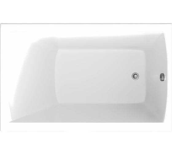 Акриловая ванна Marka One MODERN 120x70 прямоугольная белая 01мод1270