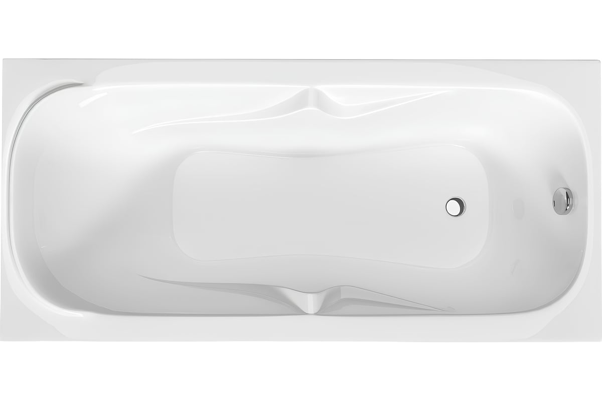 Акриловая ванна Marka One KLEO 160x75 прямоугольная белая 01кл1675 ...