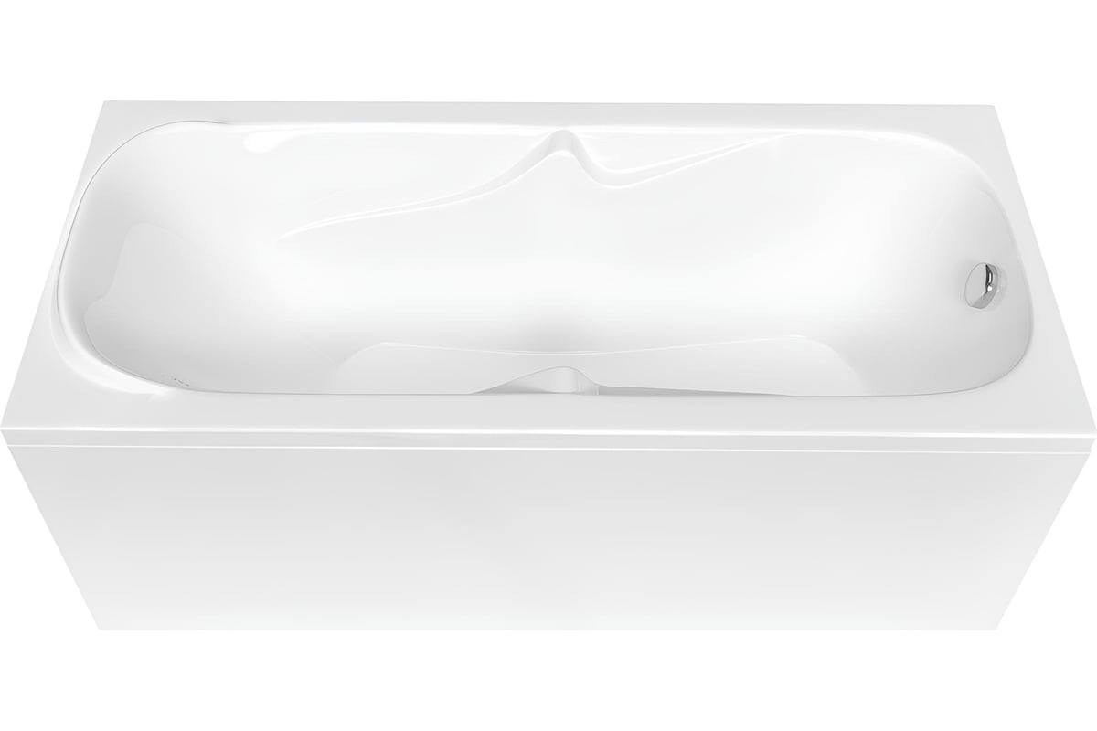 Акриловая ванна Marka One KLEO 160x75 прямоугольная белая 01кл1675 ...