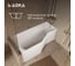 Ванна КОНВЕЙ/CONVEY 1500х750 L МГ Marka One 01кон1575л 10