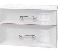 Тумба с раковиной Marka One Delice 75П 2 выдвижных ящика, White У71293
