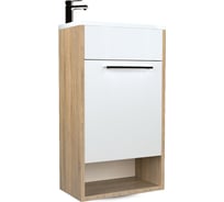 Тумба с раковиной 1Marka Lira 40П 1 дверца, Дуб Сонома L У85918