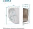 Ванна АУРА/AURA 1500х1050 L ПР Marka One 01ау1510л 3
