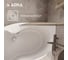Ванна АУРА/AURA 1500х1050 L ПР Marka One 01ау1510л 8