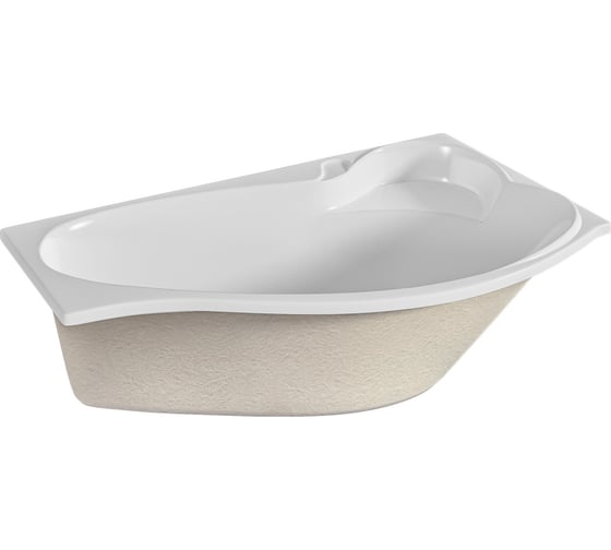 Акриловая ванна Marka One GRACIA 160x95 асимметричная правая белая 01гр1695п