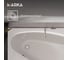 Ванна ГРАЦИЯ/GRACIA Marka One 1600х950 R ПР 01гр1695п 6
