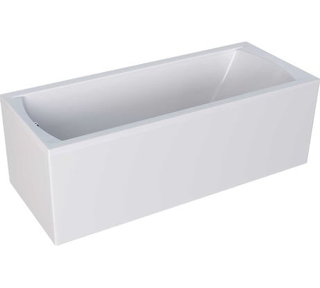Акриловая ванна Marka One MODERN 165x70 прямоугольная белая 01мод16570