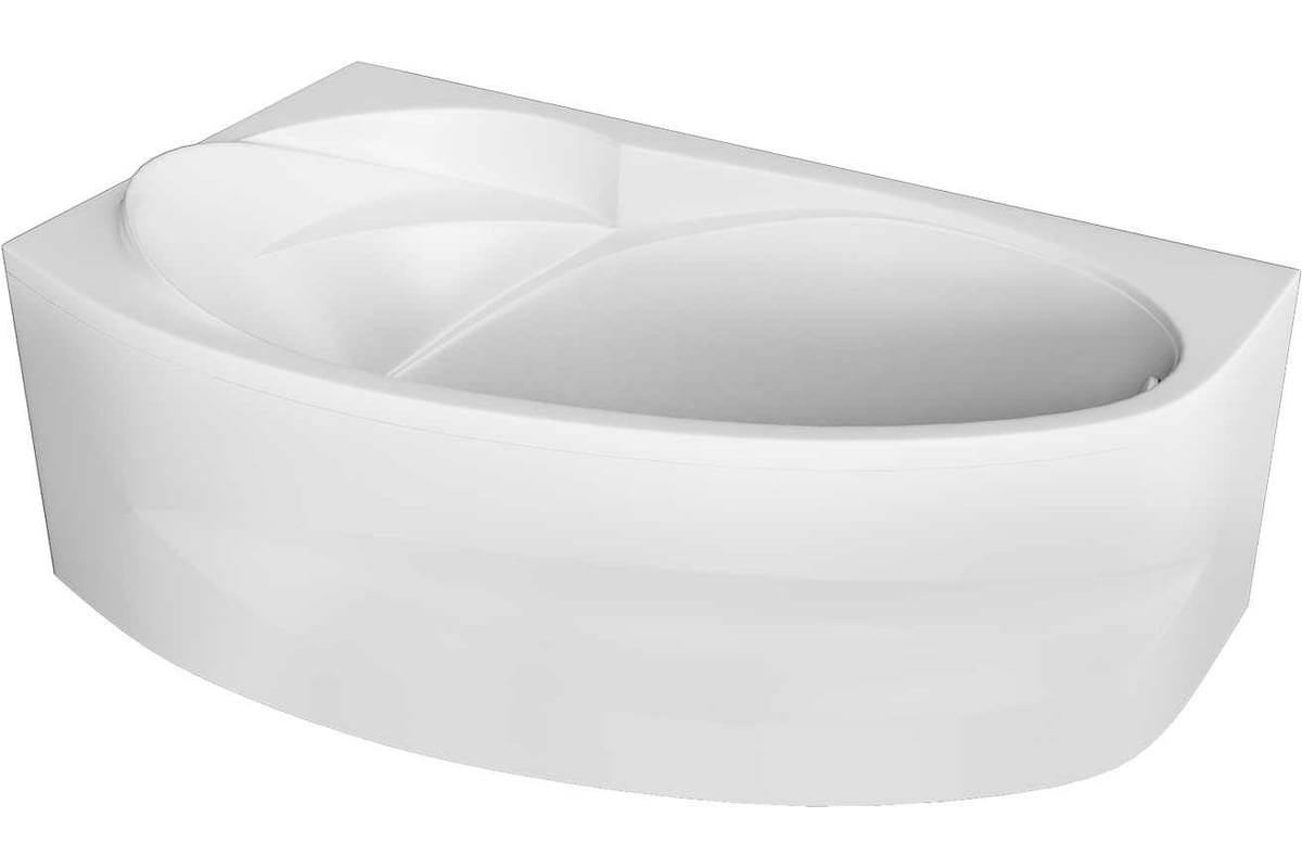 Акриловая ванна Marka One JULIANNA 170x100 асимметричная левая белая 01дж1410л - выгодная цена, отзывы, характеристики, фото - купить в Москве и РФ