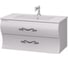 Тумба с раковиной Aima Amethyst 100 White У40390 1