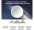Накладная раковина для ванной Wellsee La.lune в наборе 3 в 1: раковина из камня (цвет матовый бирюзовый/матовый белый), высокий смеситель, сифон 202000076 2