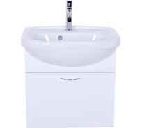 Подвесная тумба с раковиной ORANGE Роса белый глянец PRo-45TUW+RA 30308078