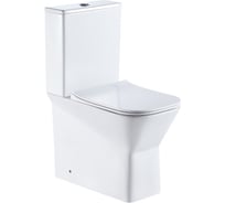 Напольный унитаз-компакт Cerutti SPA ellero безободковый сиденье с микролифтом 8458