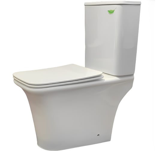 Напольный унитаз-компакт Cerutti SPA Nivolet безободковый сиденье с микролифтом 8457