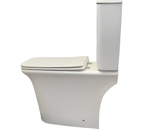 Напольный унитаз-компакт Cerutti SPA Nivolet безободковый сиденье с микролифтом 8457