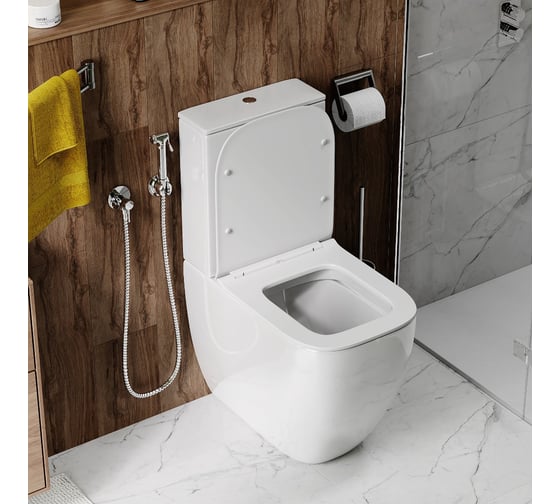 Напольный унитаз-компакт Cerutti SPA chika безободковый сиденье с микролифтом 8708