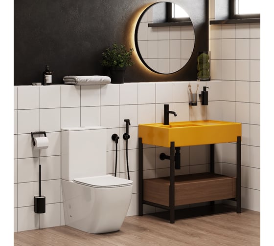 Напольный унитаз-компакт Cerutti SPA mimi безободковый сиденье с микролифтом 8707