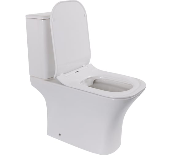 Напольный унитаз-компакт Cerutti SPA vettore mw ct матовый безободковый, сиденье с микролифтом 9240